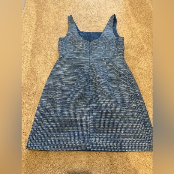 J.Crew Mini blue sheath dress in sequin tweed BP602 size 6 - Picture 5 of 5